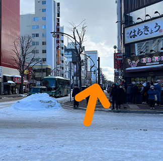 信号もひたすら直進します。